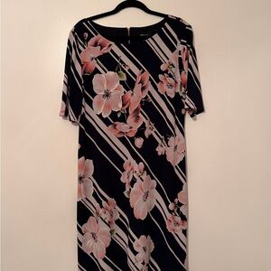 Studio Pink Floral Midi Dress